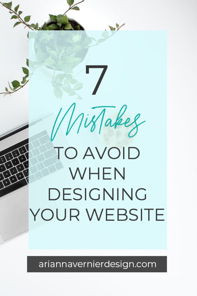 7 Website Mistakes to Avoid